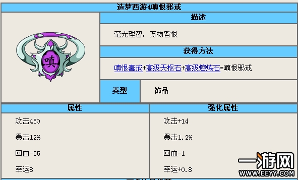 造梦西游4 造梦西游4嗔恨邪戒