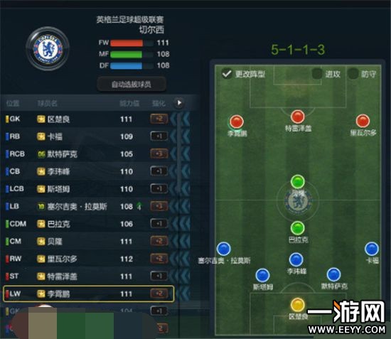 FIFAOL3什么阵型好