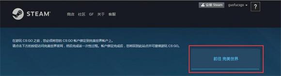 csgo国服绑定账号出现白色框解决方案